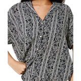 Rip Curl Women's Molokai Short Sleeve Shirt print detail - 53 Degrees North