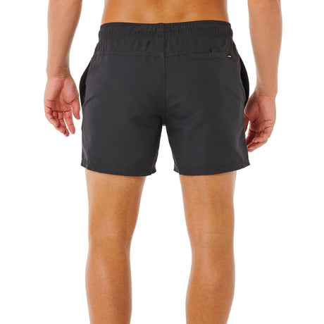 Rip Curl Men's Streamline Offset Volley Boardshorts Black back - 53 Degrees North