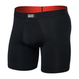 SAXX Men's Multi-Sport Mesh Boxer Briefs Black - 53 Degrees North