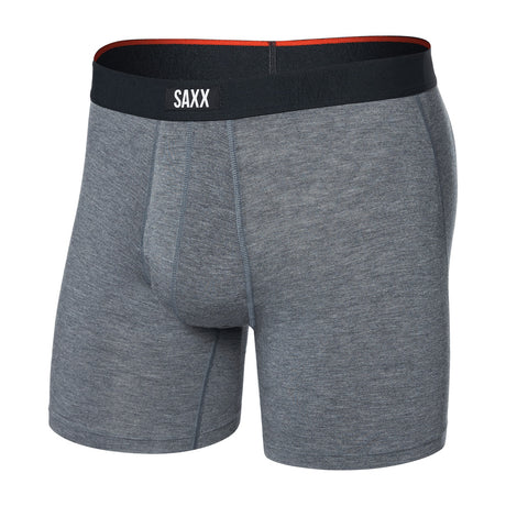 SAXX Men's Vibe Xtra Boxer Briefs Dark Grey Heather - 53 Degrees North