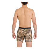 SAXX Men's Vibe Xtra Boxer Briefs Realtree Edge/Multi on model, back - 53 Degrees North