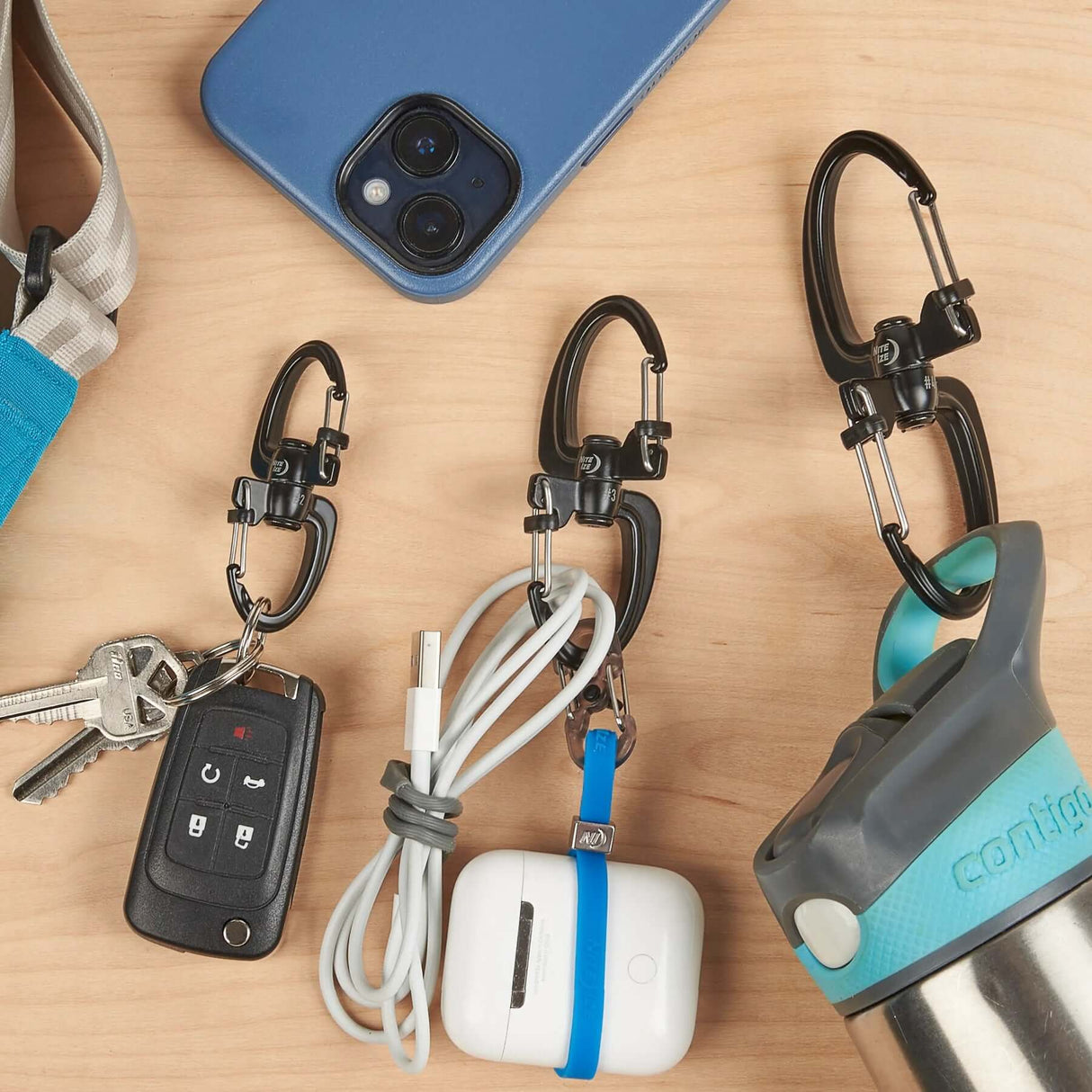 Nite Ize S-Biner SlideLock #4 Black #- 53 Degrees North 