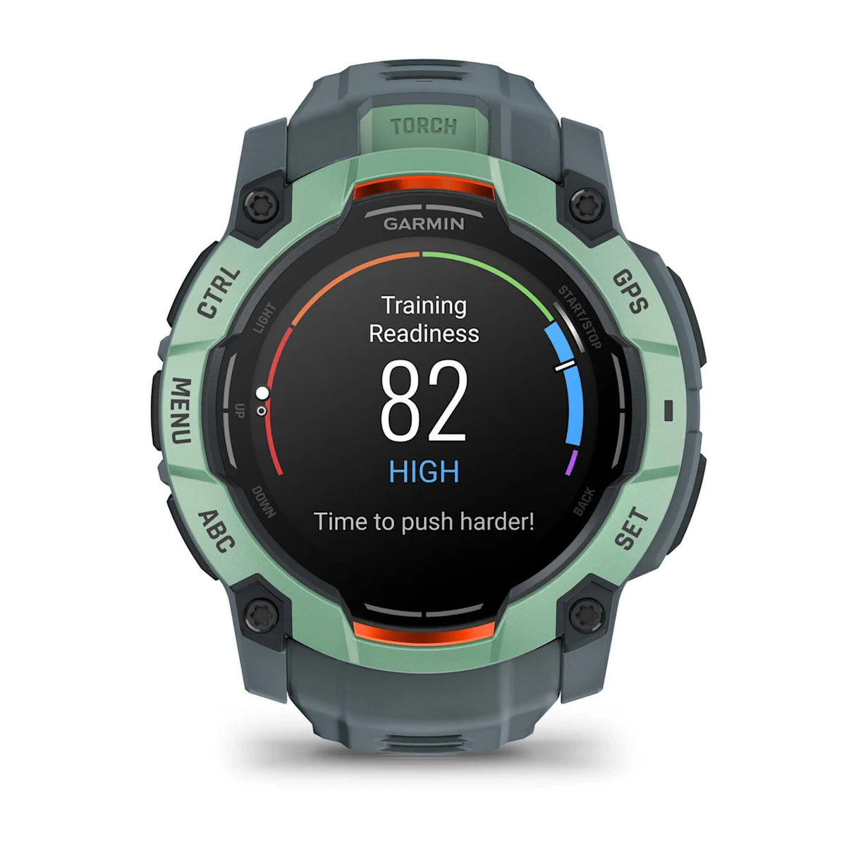Garmin Instinct 3 - 50mm AMOLED Smartwatch Black-Neo Tropic #- 53 Degrees North 