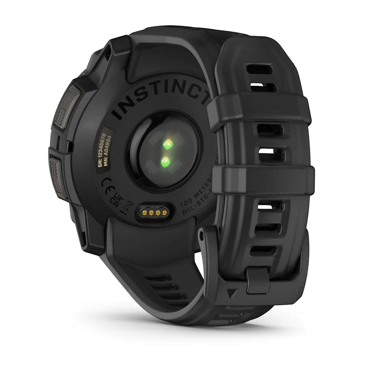 Garmin Instinct 3 - 45mm AMOLED Smartwatch Black-Neo Tropic #- 53 Degrees North 