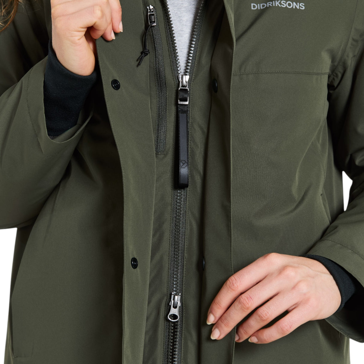 Didriksons Women's Selina Waterproof Insulated Parka Deep Green / X-Small-Deep Green / Small-Deep Green / Medium-Deep Green / Large-Deep Green / X-Large #- 53 Degrees North 