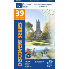 Ordnance Survey Discovery Series 39 - Galway, Mayo, Roscommon Default Title #- 53 Degrees North 