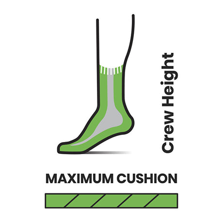 Smartwool Women's Mountaineer Maximum Cushion Crew Hiking Socks Light Grey / Small-Light Grey / Medium-Light Grey / Large #- 53 Degrees North 