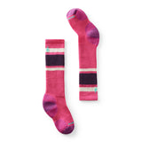 Smartwool Kids' Wintersport Full Cushion Stripe Over The Calf Socks Deep Navy / Medium (UK 11-13.5)-Deep Navy / Large (UK 1-4.5)-Power Pink / Medium (UK 11-13.5)-Power Pink / Large (UK 1-4.5) #- 53 Degrees North 