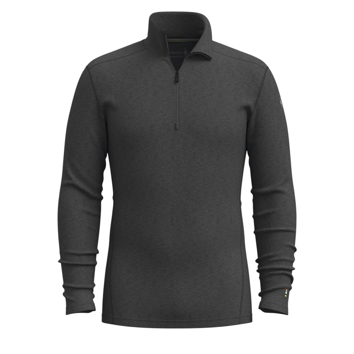 Smartwool Men's Classic Thermal Merino Base Layer 1/4 Zip Shirt Charcoal Foggy Pines / Small-Charcoal Foggy Pines / Medium-Charcoal Foggy Pines / Large-Charcoal Foggy Pines / X-Large-Charcoal Heather / Small #- 53 Degrees North 
