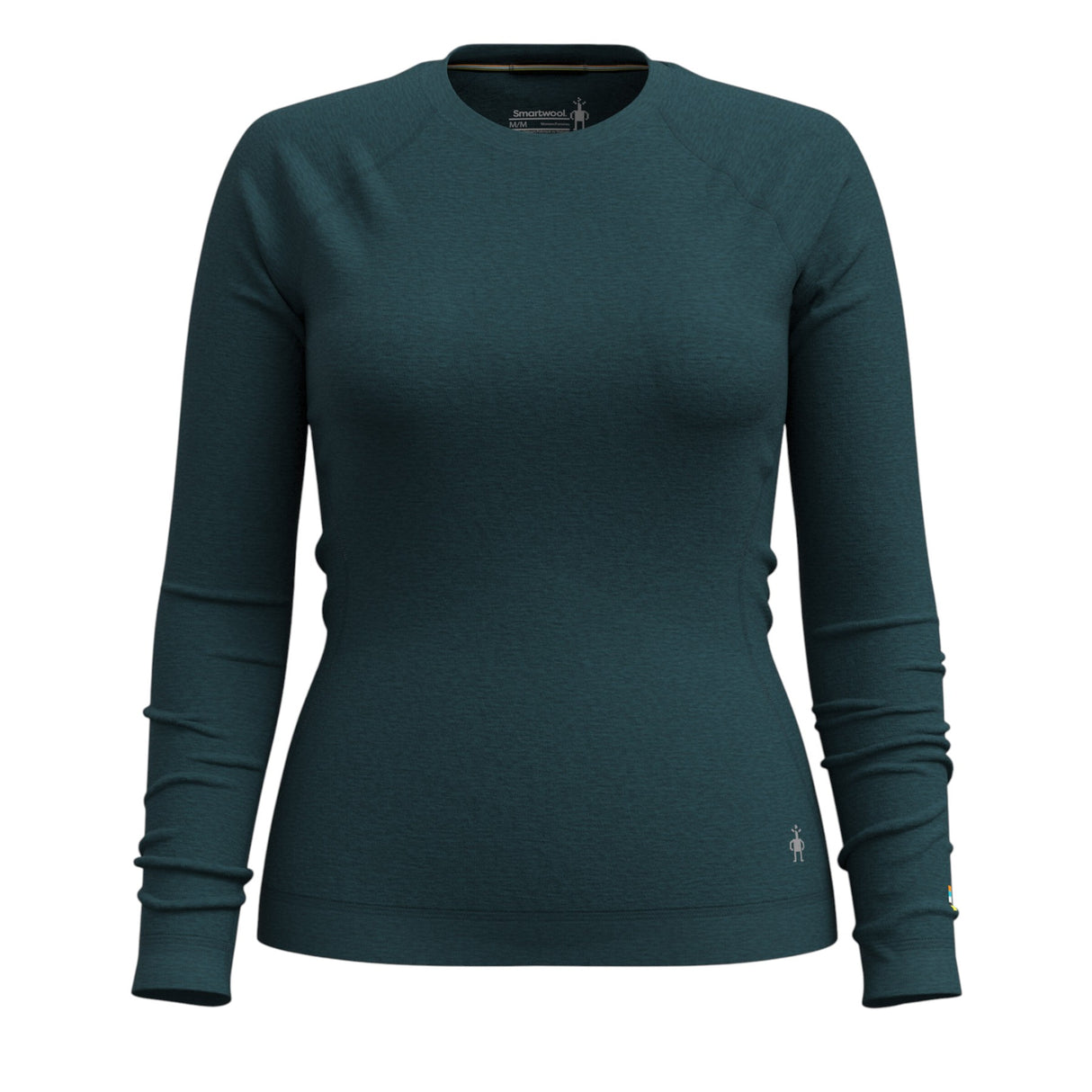 Smartwool Women's Classic Thermal Merino Base Layer Crew Shirt Twilight Blue Heather / X-Small (UK 8)-Twilight Blue Heather / Small (UK 10)-Twilight Blue Heather / Medium (UK 12)-Twilight Blue Heather / Large (UK 14)-Twilight Blue Heather / X-Large (UK 16) #- 53 Degrees North 