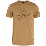 Fjällräven Men's Sunrise Short Sleeve T-Shirt Buckwheat Brown / Small-Buckwheat Brown / Medium-Buckwheat Brown / Large-Buckwheat Brown / X-Large-Buckwheat Brown / XX-Large #- 53 Degrees North 