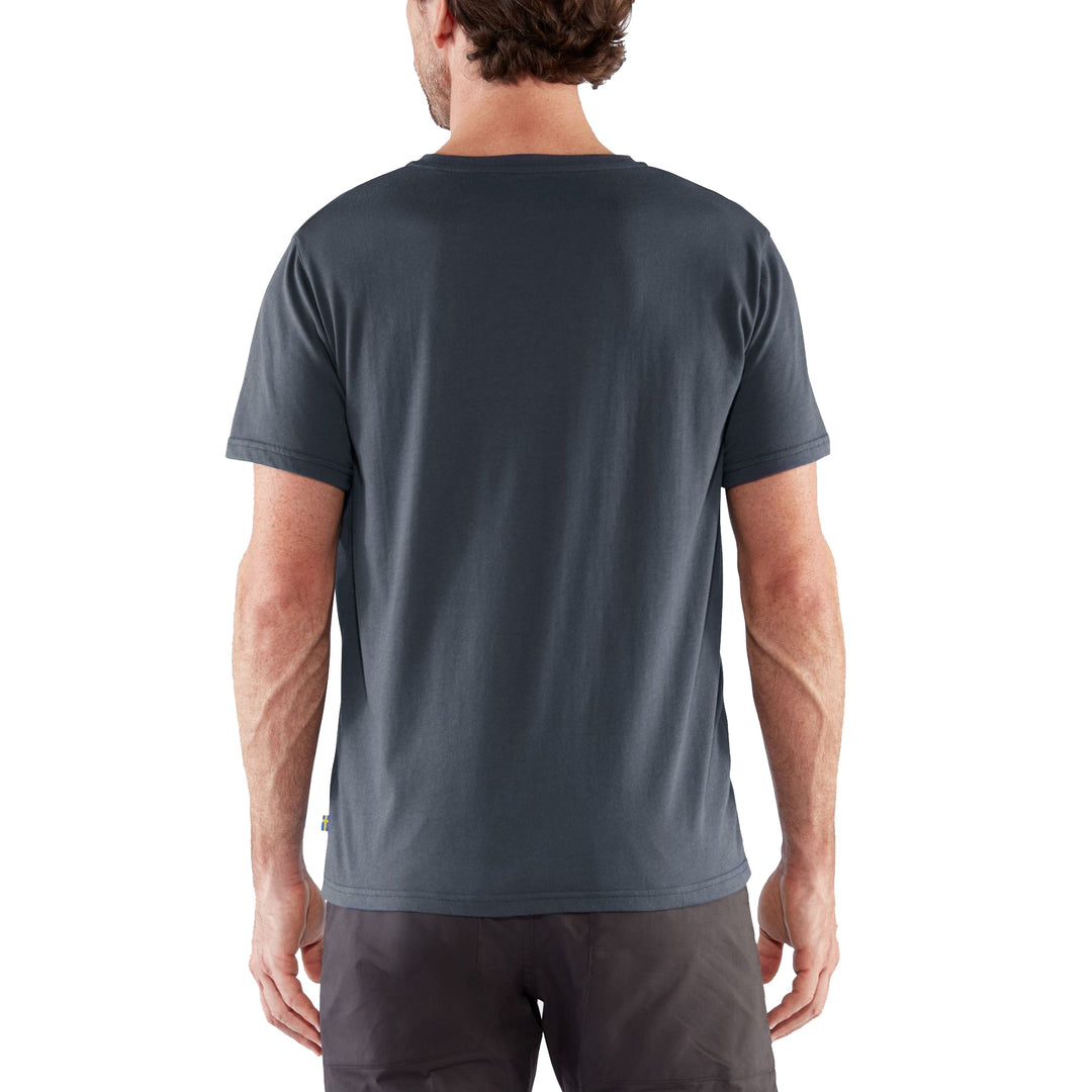 Fjällräven Men's Sunrise Short Sleeve Tee Shirt #color_navy