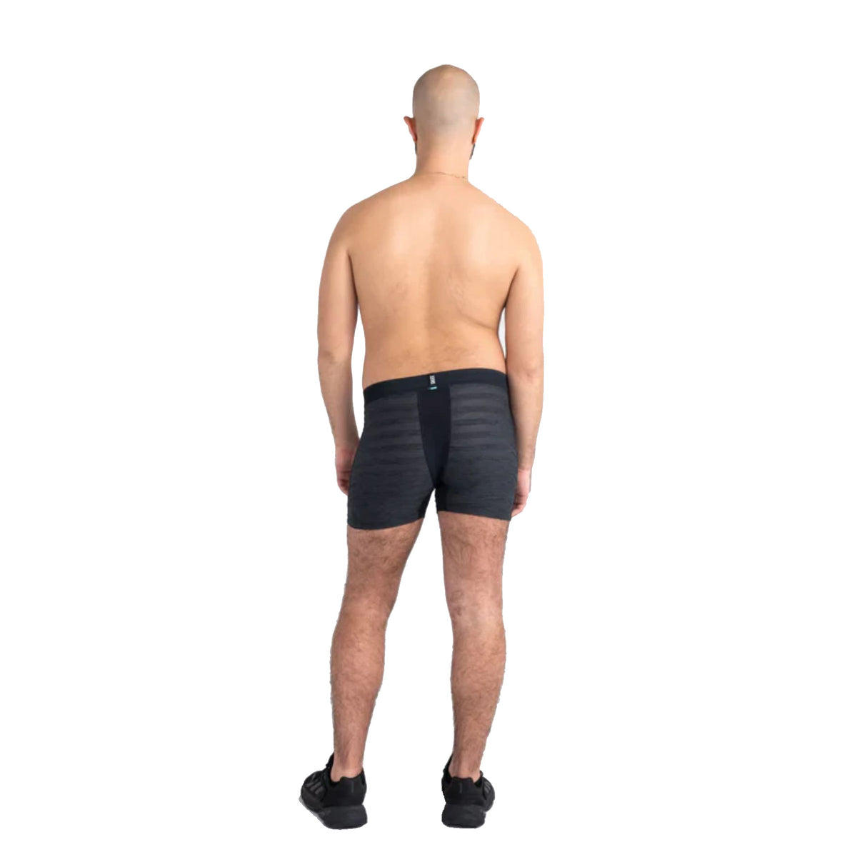 SAXX Men's Droptemp Cooling Mesh Boxer Briefs Black Heather / Small-Black Heather / Medium-Black Heather / Large-Black Heather / X-Large-Dark Denim Heather / Small #- 53 Degrees North 