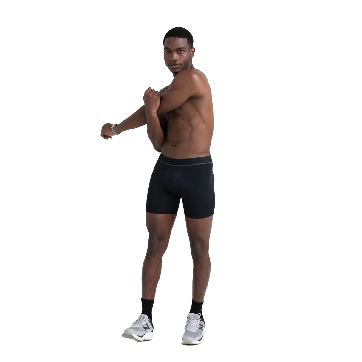 SAXX Men's Kinetic HD Boxer Briefs Blackout / Small-Blackout / Medium-Blackout / Large-Blackout / X-Large #- 53 Degrees North 