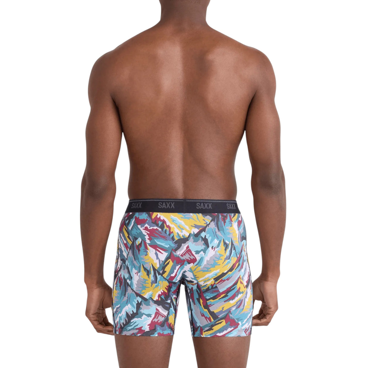 SAXX Men's Quest Quickdry Mesh Briefs Black / Small-Black / Medium-Black / Large-Black / X-Large-Prism Peaks/Multi / Small #- 53 Degrees North 