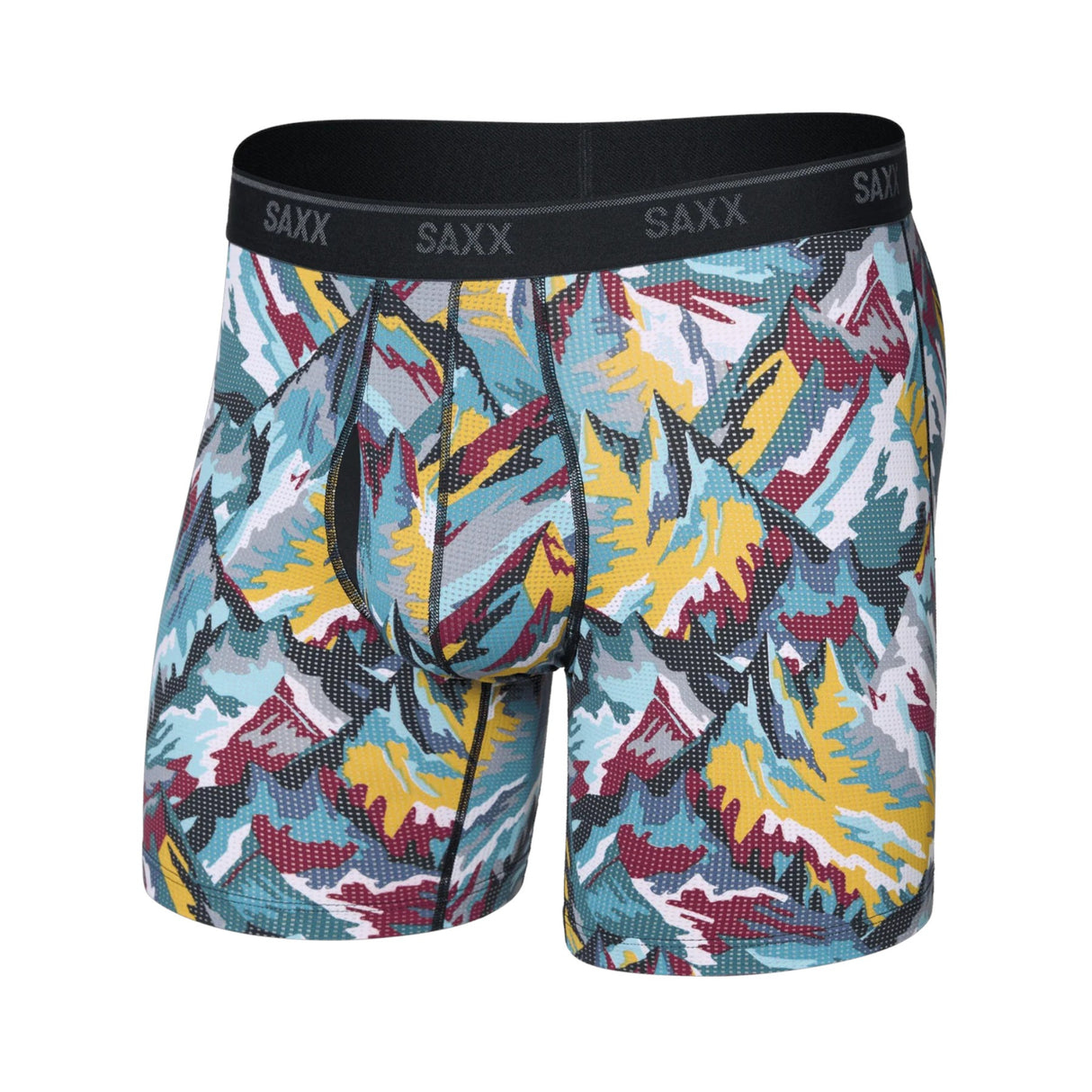 SAXX Men's Quest Quickdry Mesh Briefs Black / Small-Black / Medium-Black / Large-Black / X-Large-Prism Peaks/Multi / Small #- 53 Degrees North 