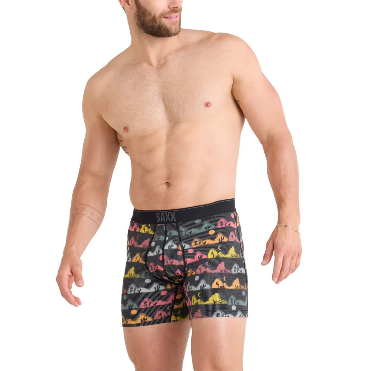 SAXX Men's Quest Boxer Biefs Mesa Nightfall/Black / Small-Mesa Nightfall/Black / Medium-Mesa Nightfall/Black / Large-Mesa Nightfall/Black / X-Large-Oartiz/Black / Small #- 53 Degrees North 