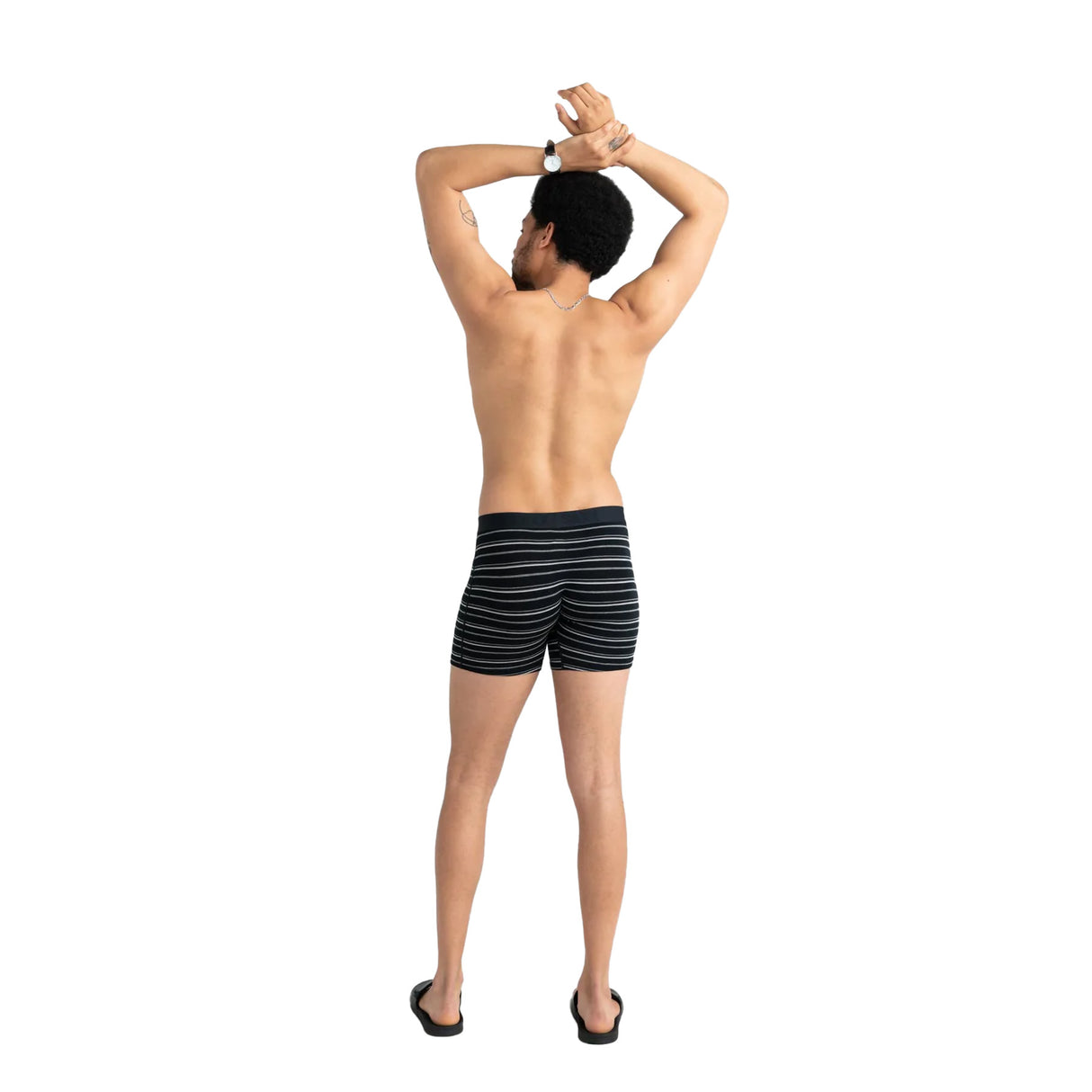 SAXX Men's Vibe Boxer Brief Black Coast Stripe / Small-Black Coast Stripe / Medium-Black Coast Stripe / Large-Black Coast Stripe / X-Large-Year Of The Snake/Blue / Small #- 53 Degrees North 