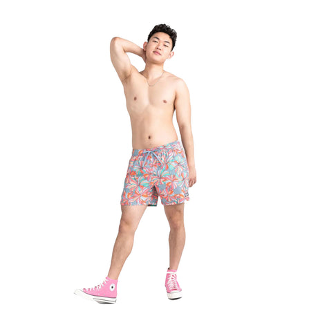 SAXX Men's Oh Buoy 2n1 Volley Swim Shorts Black / Small-Black / Medium-Black / Large-Black / X-Large-H2O Stripe/Blue / Small #- 53 Degrees North 