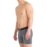 SAXX Men's Vibe Xtra Boxer Briefs - 2 Pack Black/Dark Grey Heather / Small-Black/Dark Grey Heather / Medium-Black/Dark Grey Heather / Large-Black/Dark Grey Heather / X-Large-Frosty the Gamer/Black / Small #- 53 Degrees North 
