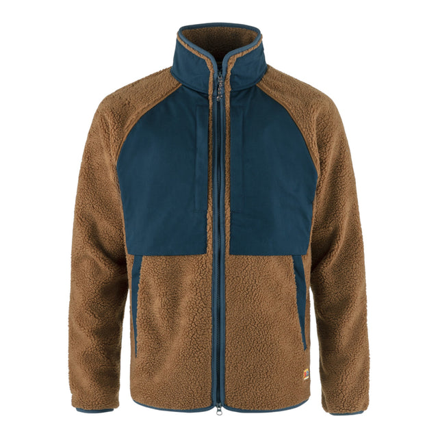 Fjällräven Men's Verdag Pile Jacket Chestnut/Navy / Small-Chestnut/Navy / Medium-Chestnut/Navy / Large-Chestnut/Navy / X-Large #- 53 Degrees North 