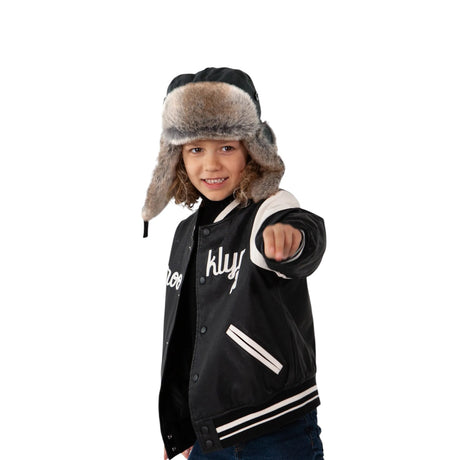 Barts Kids' Kamikaze Bomber Hat Black / 53cm-Pink / 53cm #- 53 Degrees North 
