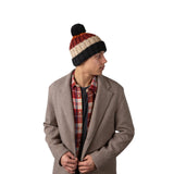 Barts Wilhelm Beanie Charcoal-Yellow-Cedar-Blue-Burgundy #- 53 Degrees North 