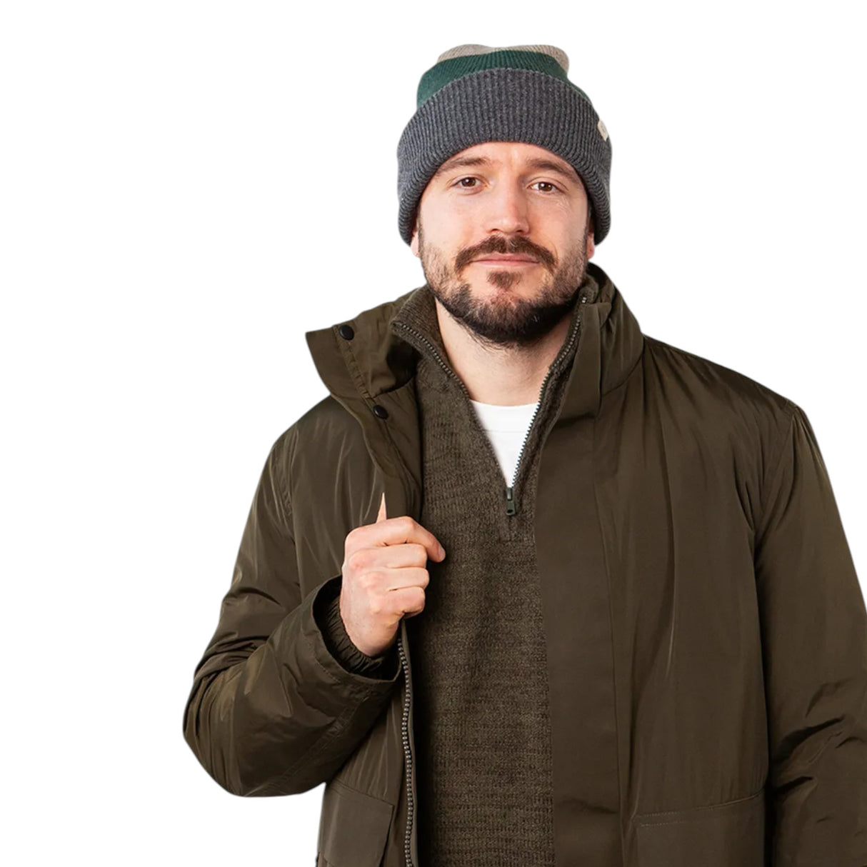 Barts Walnur Beanie Dark Heather-Blue #- 53 Degrees North 