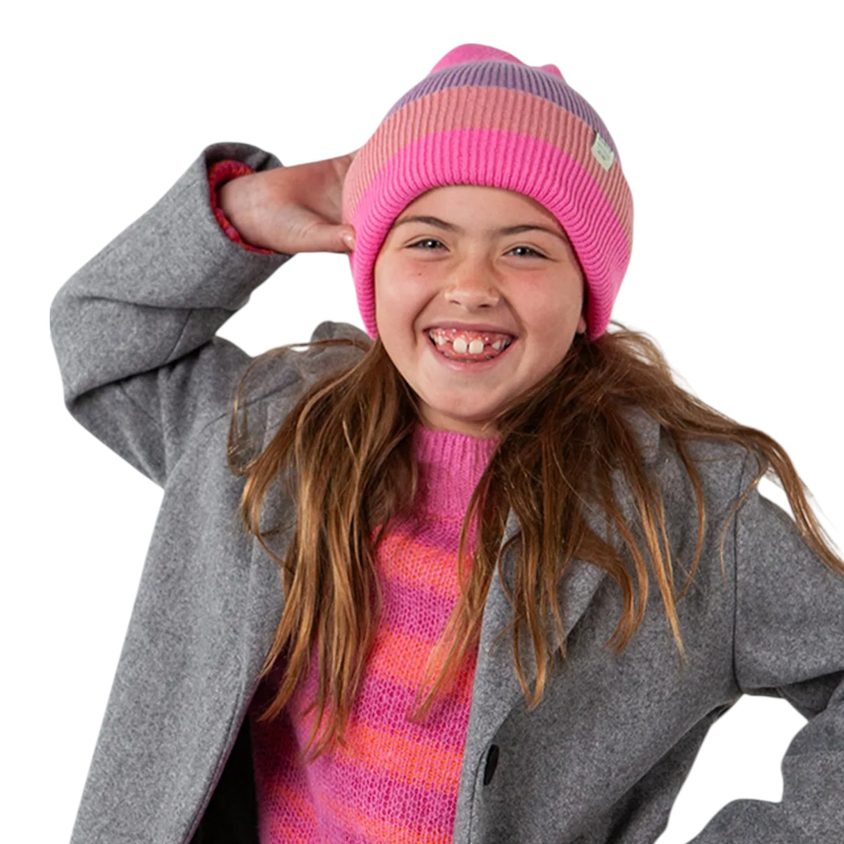 Barts Girls' Sirque Beanie Hot Pink / 53cm-55cm-Orchid / 53cm-55cm #- 53 Degrees North 
