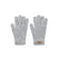 Barts Witzia Gloves Heather Grey-Light Brown-Hot Pink #- 53 Degrees North 