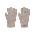 Barts Witzia Gloves Heather Grey-Light Brown-Hot Pink #- 53 Degrees North 