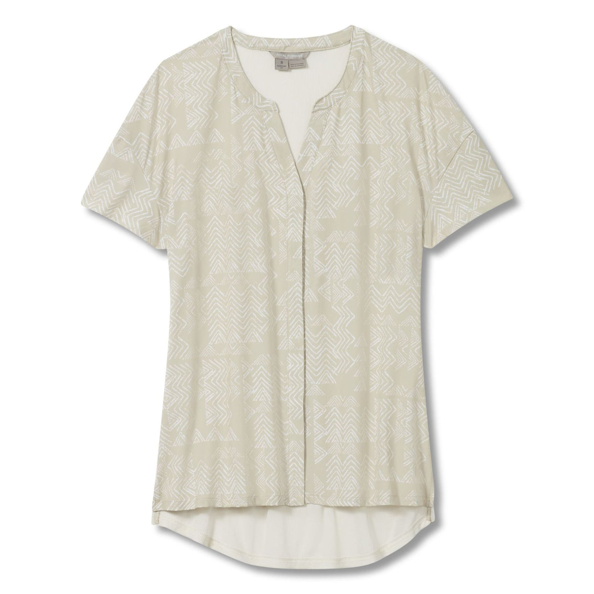 Royal Robbins Women's Spotless Evolution Short Sleeve Shirt Creme Acadia Print / X-Small-Creme Acadia Print / Small-Creme Acadia Print / Medium-Creme Acadia Print / Large-Creme Acadia Print / X-Large #- 53 Degrees North 