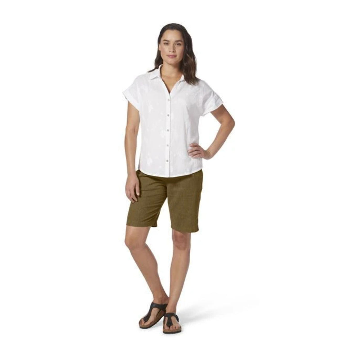 Royal Robbins Women's Hempline Tie Bermuda Shorts Coyote / X-Small-Coyote / Small-Coyote / Medium-Coyote / Large-Coyote / X-Large #- 53 Degrees North 