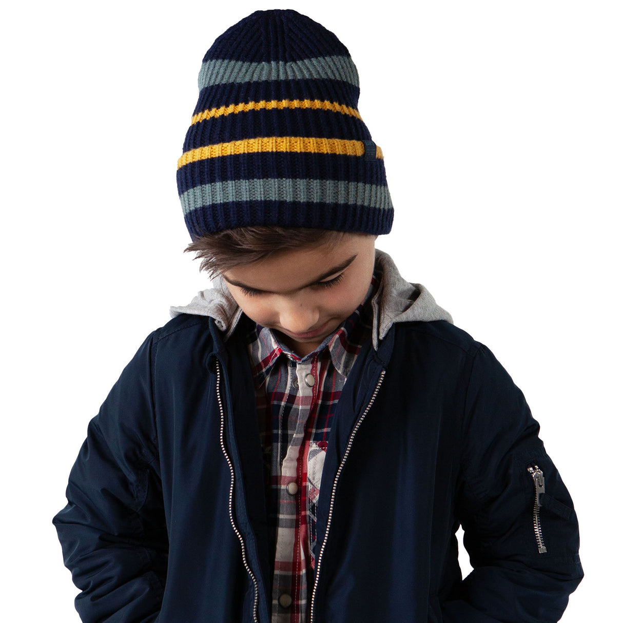 Barts Kids' Larrey Beanie Navy / 53-55cm-Blue / 53-55cm #- 53 Degrees North 