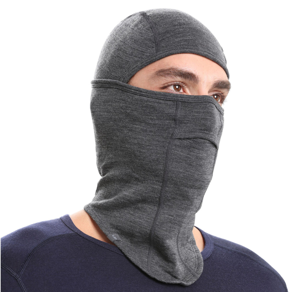 Icebreaker Unisex Merino Apex Balaclava Jet Heather #- 53 Degrees North 