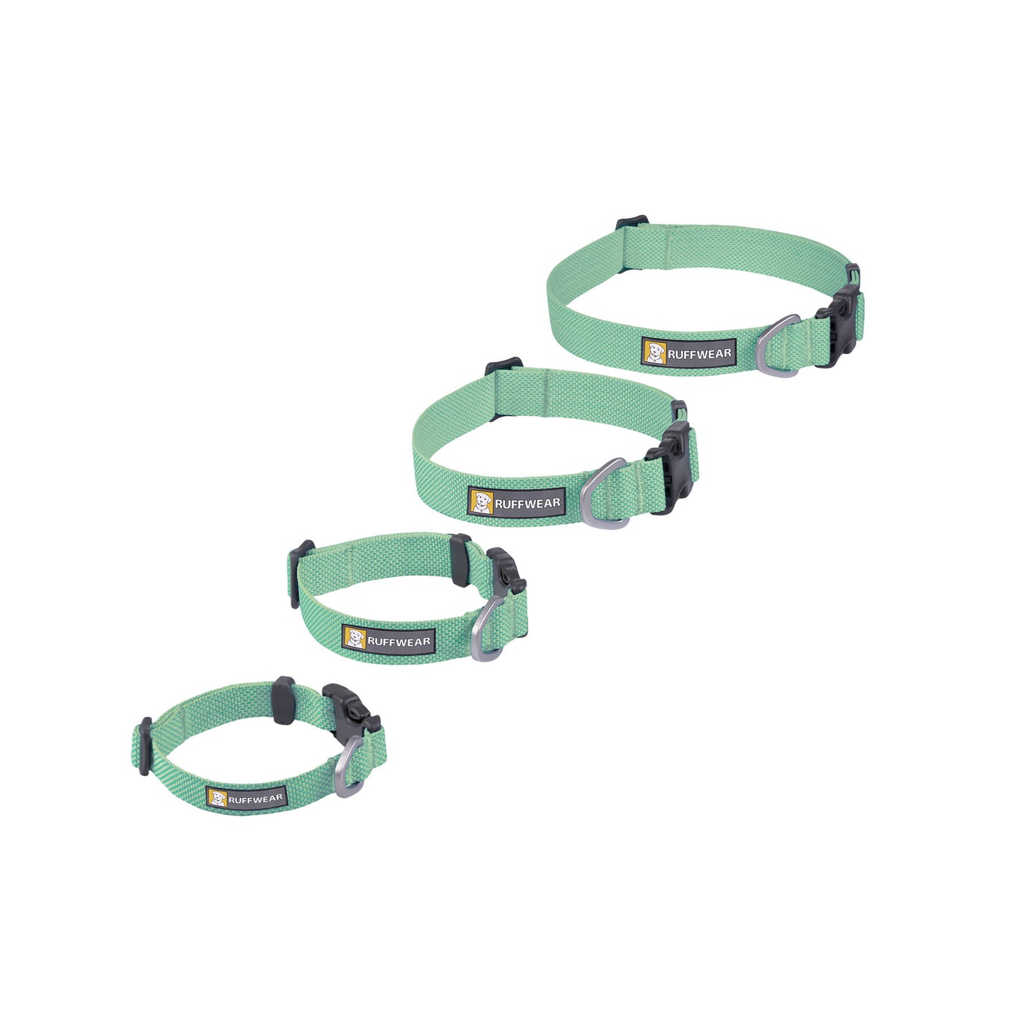 Ruffwear Hi & Light Lightweight Dog Collar Blue Dusk / 28-36 cm (11"-14")-Blue Dusk / 36-51 cm (14"-20")-Blue Dusk / 51-66 cm (20"-26")-Basalt Grey / 28-36 cm (11"-14")-Basalt Grey / 36-51 cm (14"-20") #- 53 Degrees North 