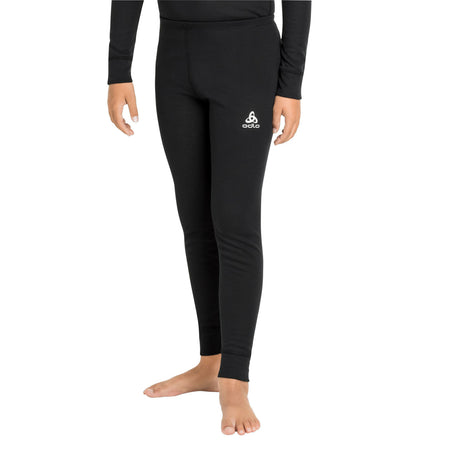 ODLO Kids' Active Warm Eco Baselayer Bottoms Black / Age 3-4-Black / Age 5-6-Black / Age 7-8-Black / Age 9-10-Black / Age 11-12 #- 53 Degrees North 