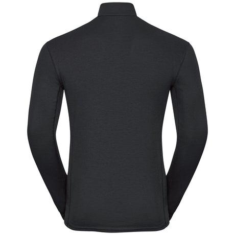 ODLO Men's Active Warm Eco Half Zip Turtleneck Baselayer Top Black / Small-Black / Medium-Black / Large-Black / X-Large-Black / XX-Large #- 53 Degrees North 