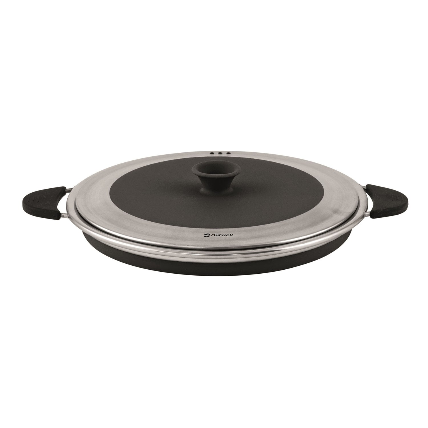 Outwell Collaps Pot with Lid Midnight Black / M-Midnight Black / L #- 53 Degrees North 