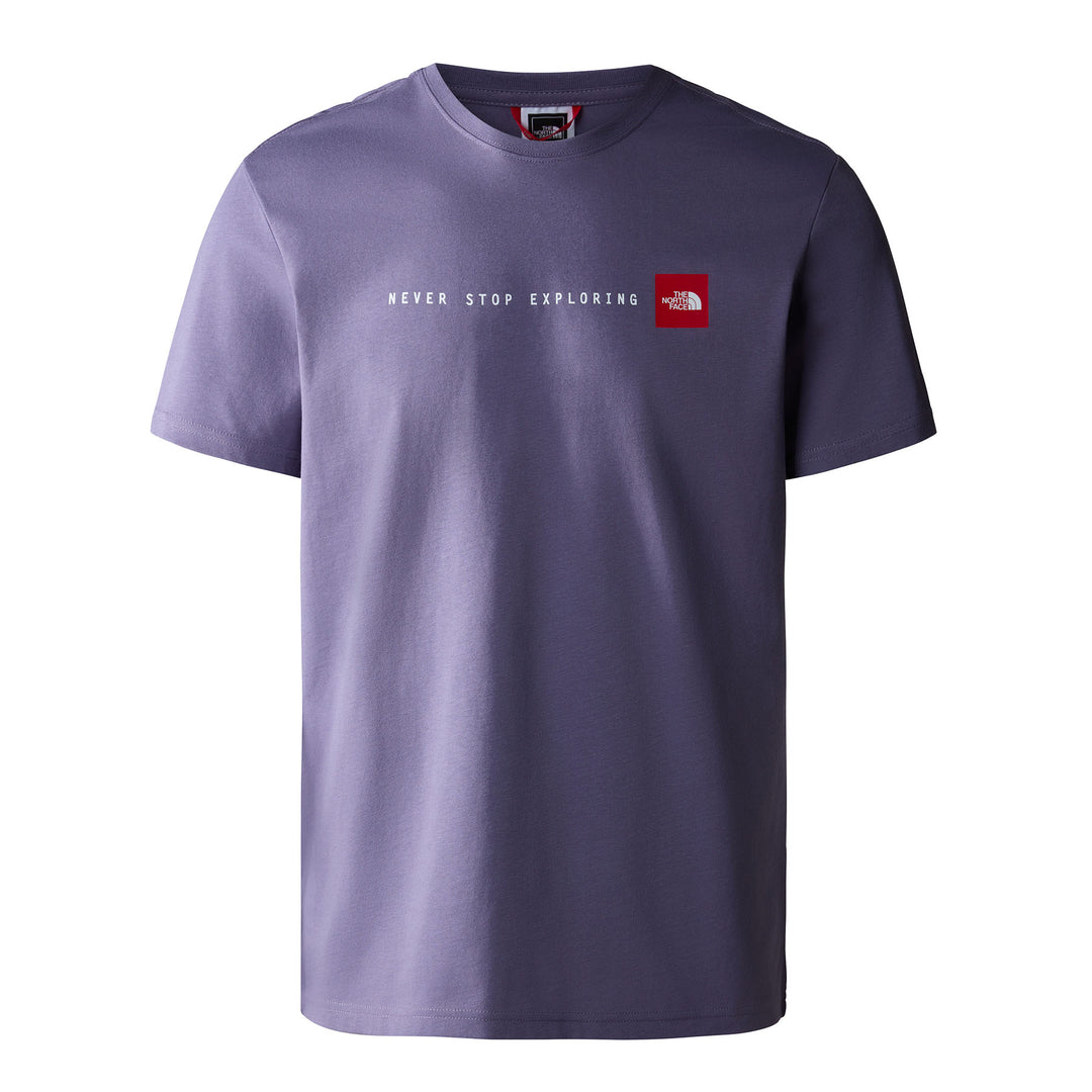 The North Face Men's Short Sleeve Never Stop Exploring T-Shirt #color_lunar-slate