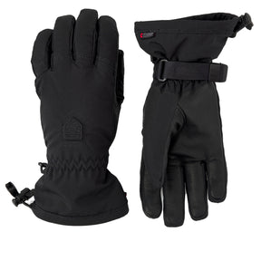Hestra Women's Powder CZone Ski Gloves Black / X-Small-Black / Small-Black / Medium-Black / Large #- 53 Degrees North 