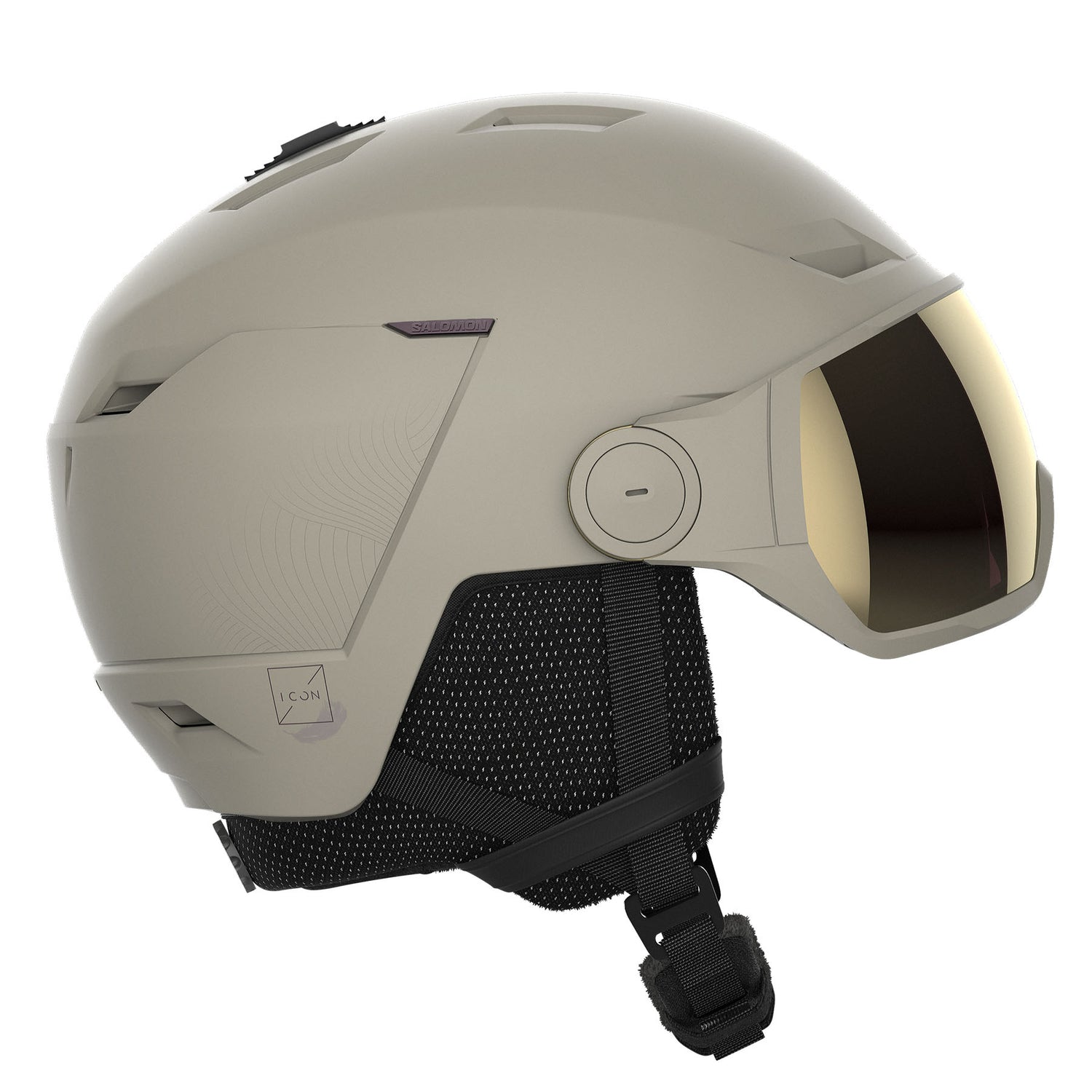 Salomon Women's Icon LT Visor Black / Small-Black / Medium-Rainy Day / Small-Rainy Day / Medium-Black/Pink Gold (Photochromatic Poppy Red) / Small #- 53 Degrees North 