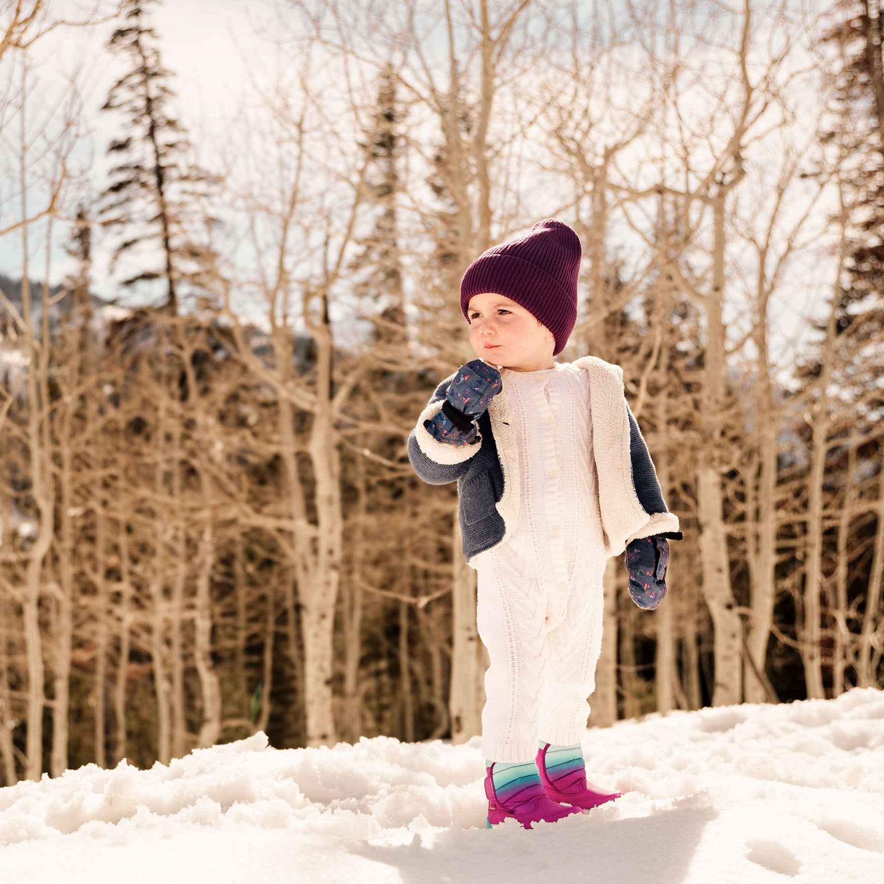 Kids Free Foam Puffer Waterproof Snow Boots
