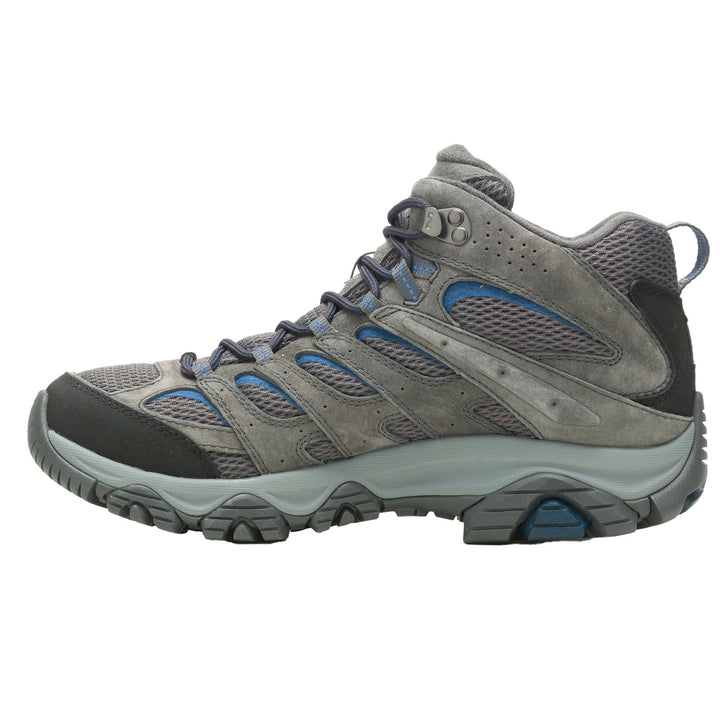Merrell Men's Moab 3 Mid GORE-TEX Hiking Boots #color_granite-poseidon