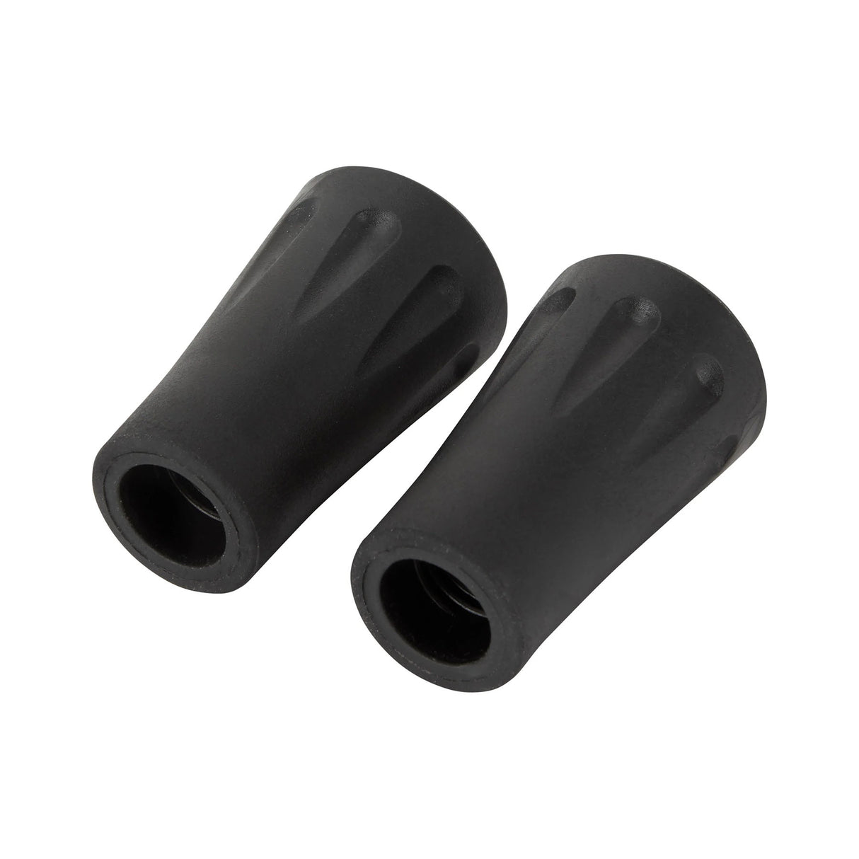 Trekmates Rubber Tip Ferrules - Pair Black #- 53 Degrees North 