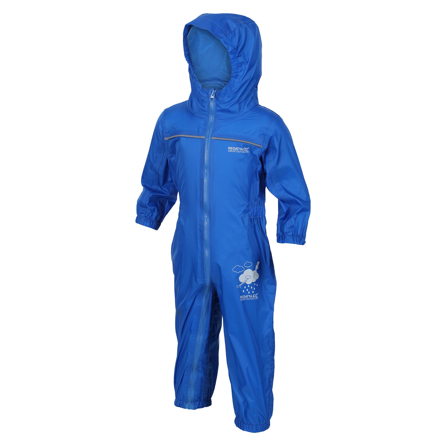 Regatta Kids Toddlers' Puddle IV Suit Oxford Blue / 6-12 Months-Oxford Blue / 12-18 Months-Oxford Blue / 18-24 Months-Oxford Blue / 24-36 Months-Jem / 6-12 Months #- 53 Degrees North 