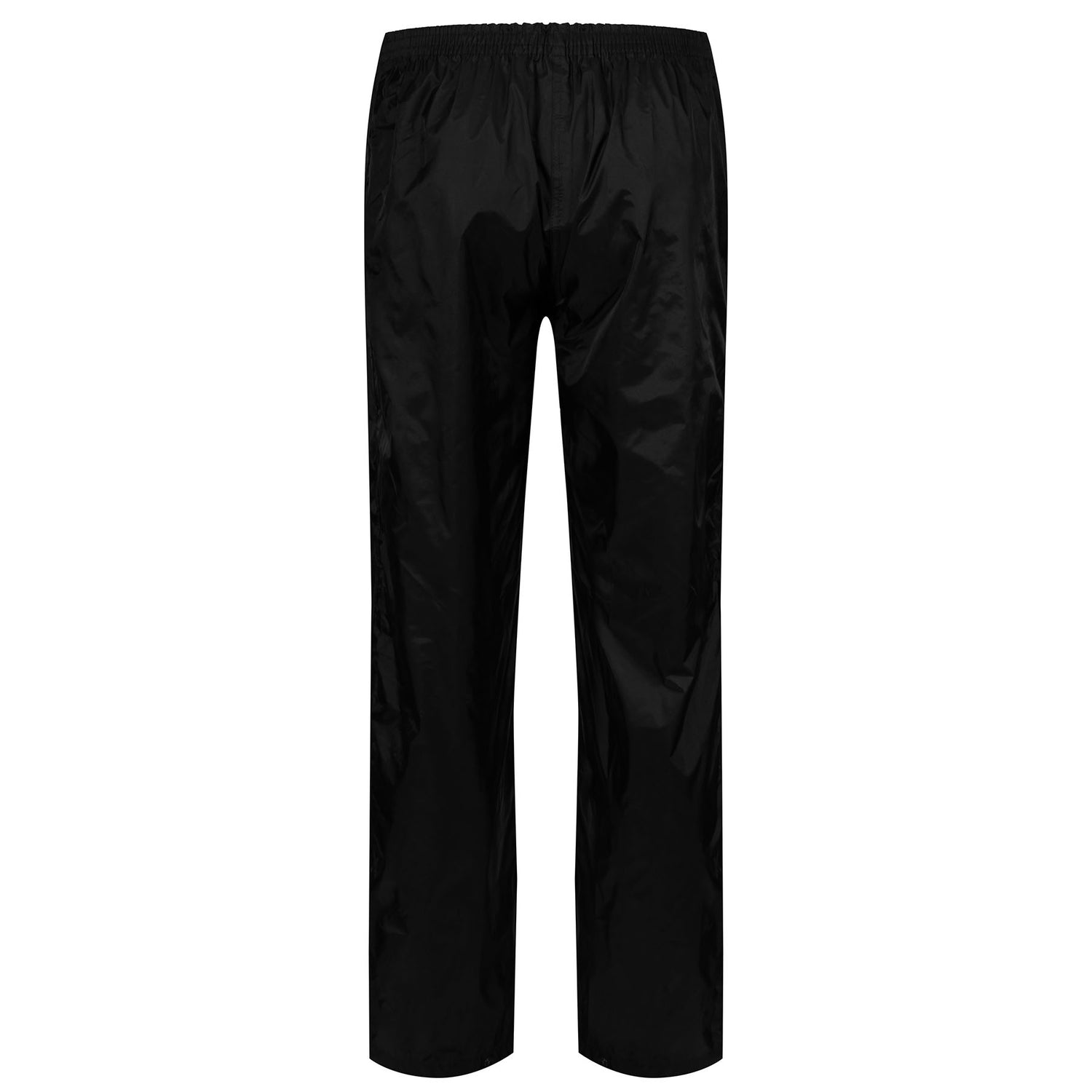 Regatta Men's Pack-It Waterproof Overtrousers Black / Small-Black / Medium-Black / Large-Black / X-Large-Black / XX-Large #- 53 Degrees North 