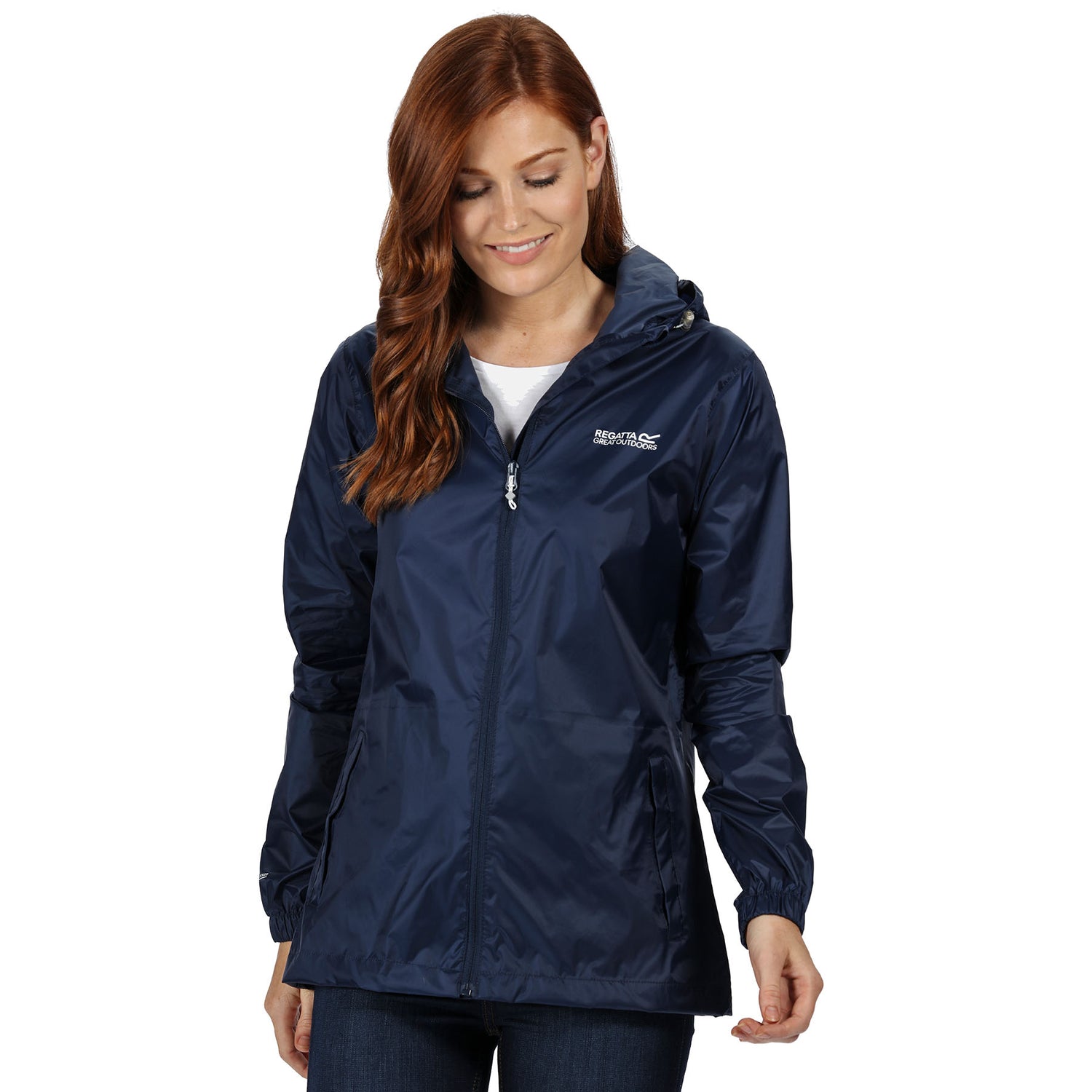Regatta Women's Pack-It III Waterproof Jacket Wisteria / X-Small-Wisteria / Small-Wisteria / Medium-Wisteria / Large-Wisteria / X-Large #- 53 Degrees North 