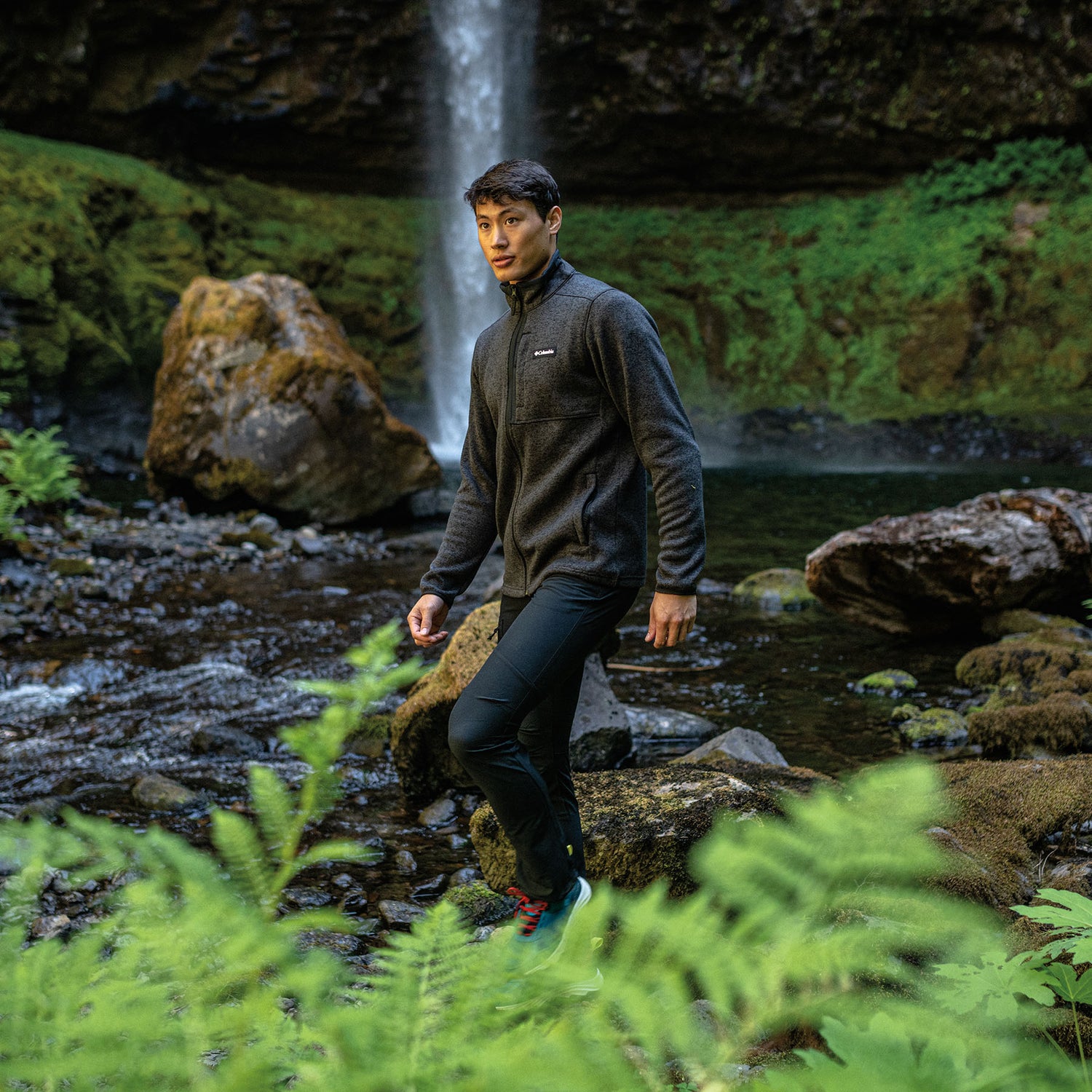 Columbia Men's Sweater Weather Full Zip Jacket Black Heather / Small-Black Heather / Medium-Black Heather / Large-Black Heather / X-Large-Black Heather / XX-Large #- 53 Degrees North 