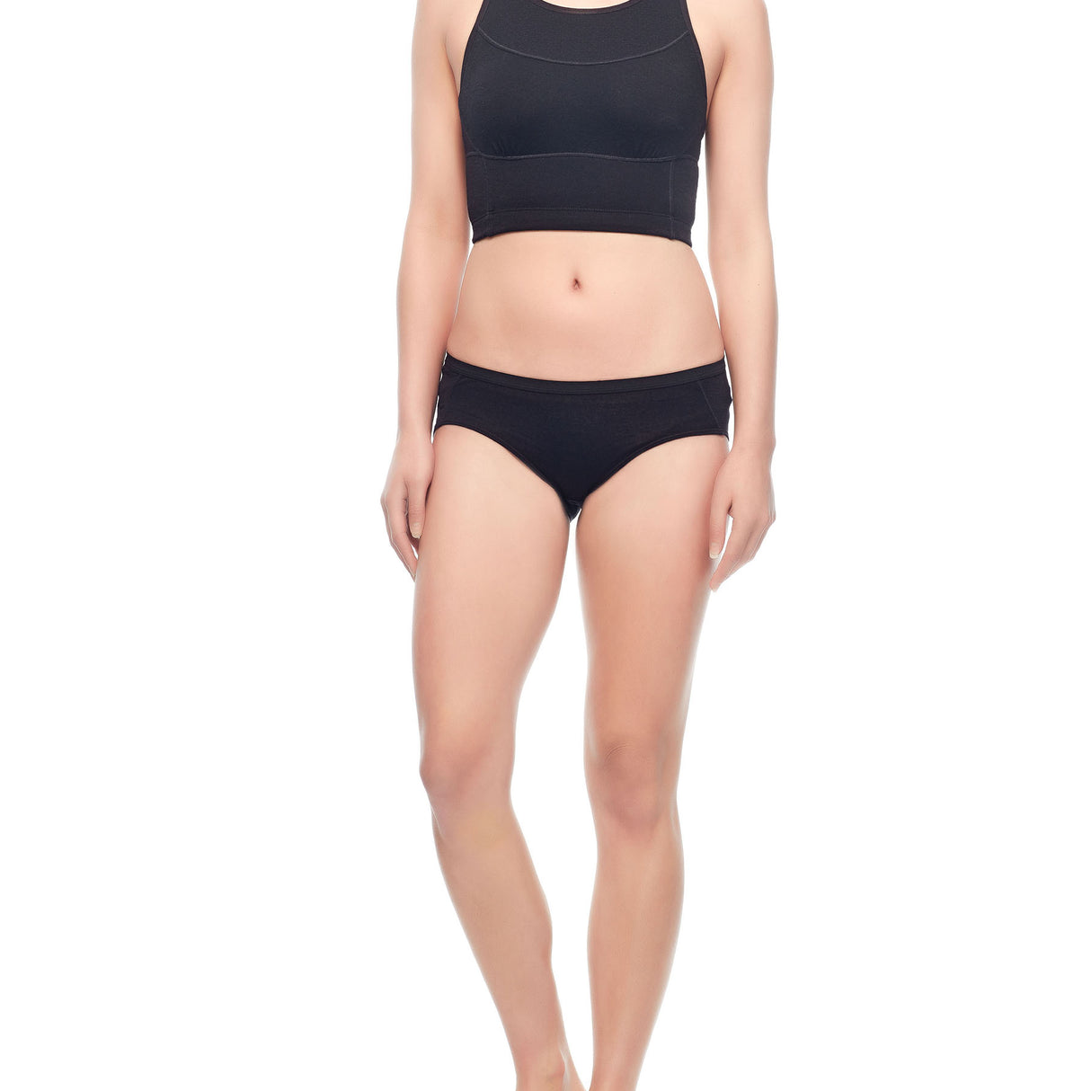 Icebreaker Women's Cool-Lite Meld Zone Hipkini Black / 8-Black / 10-Black / 12-Black / 14-Black / 16 #- 53 Degrees North 